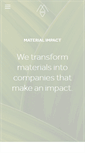 Mobile Screenshot of materialimpact.com